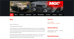 Desktop Screenshot of mgcmotorsuk.com