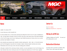 Tablet Screenshot of mgcmotorsuk.com